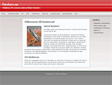 Tablet Screenshot of fandom.se