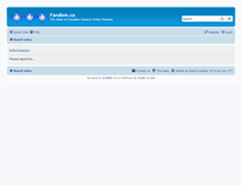 Tablet Screenshot of fandom.ca